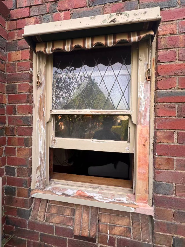 Balwyn North 1931 timber window restoration, photo 3 of 17
